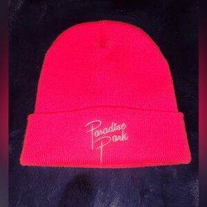 💕 Paradise Park Chicago Pink Beanie